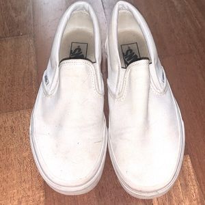 White Vans/ Womens size 8